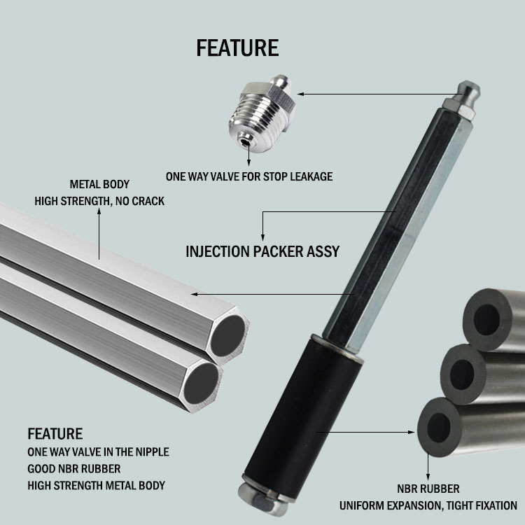 injection packer features